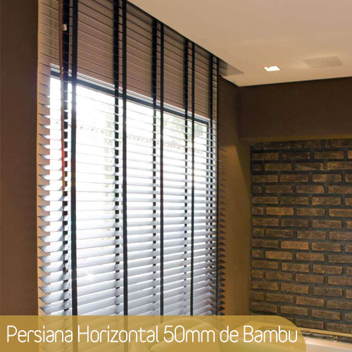 Persiana Horizontal 50mm de Bambu - Imagem 6